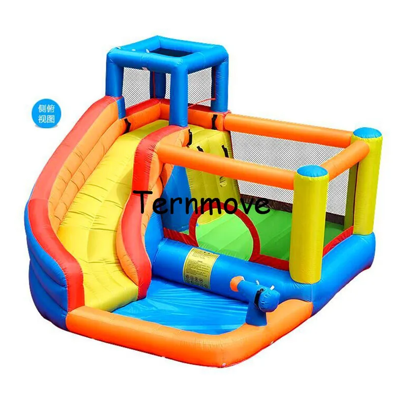 Vermindering Vesting Leuk vinden Opblaasbaar springkasteel met glijbaan Mini Opblaasbare ruimte jump kasteel  Huis Achtertuin Indoor Springen Uitsmijter met Glijbaan|castle slide|castle  housecastle bouncy - AliExpress