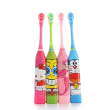 Гигиена полости рта Детская электрическая зубная щетка с рисунком головы перезаряжаемая электрическая зубная щетка для детей
