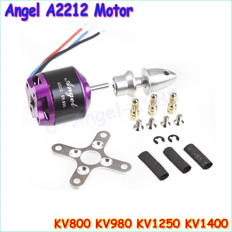 Free Shipping SUNNYSKY Angel A2212 980KV KV800 KV1250 KV1400 Brushless Motor for MultiCopter KK MWC Quad