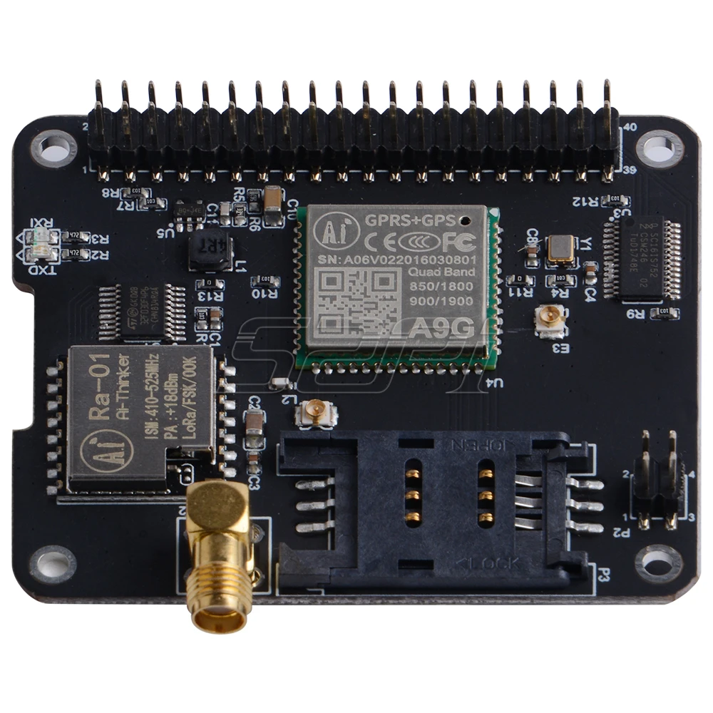 52Pi IoT Node(A) один из DockerPi серии модуль содержит GSM, gps, Lora для Raspberry Pi 4 B для Raspberry Pi все модели