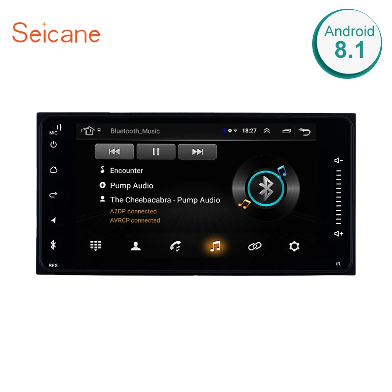 Pаспродажа Seicane автомобильный мультимедийный плеер для универсальной TOYOTA COROLLA Camry бренд Land Cruiser Hilux PRADO 2din Android 8,1 радио font b gps b font навигация