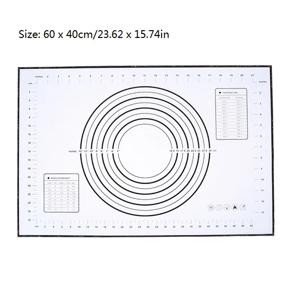 Силиконовые коврики для выпечки лист тесто для пиццы антипригарный держатель для кондитерских изделий Кухонные гаджеты Инструменты для приготовления пищи посуда Аксессуары для выпечки - Цвет: Show