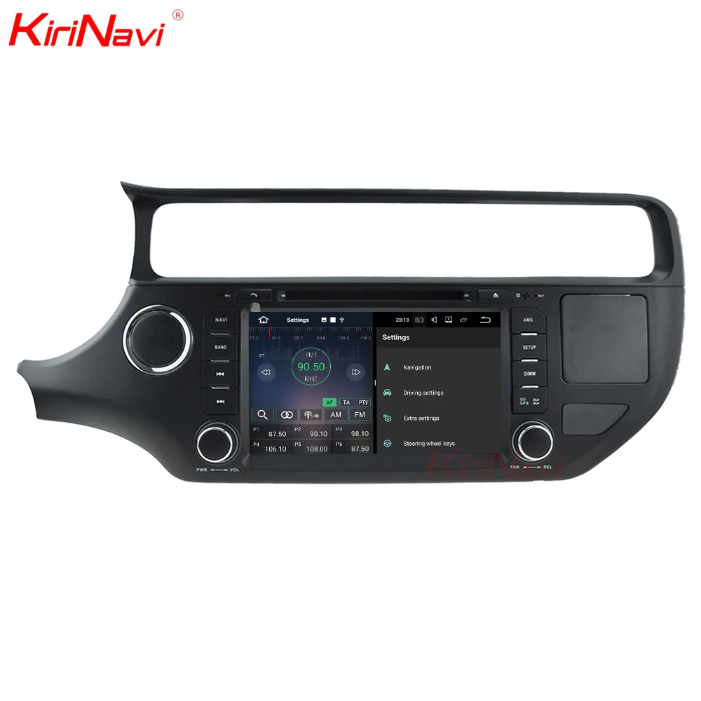 Perfect KiriNavi quad core Android 7.1 stereo for Kia Rio car GPS navigation system 2012 2013 2014 2015 2016 2017 with WiFi BT 3g TV 5