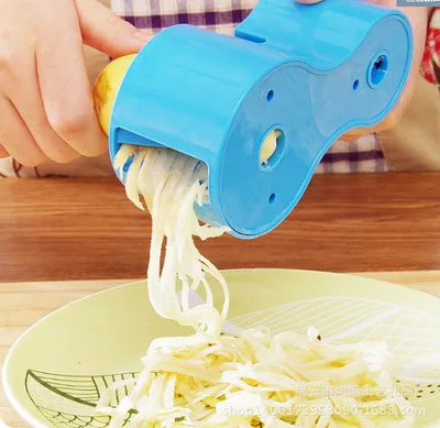 

2018 NEW Spiralizer Premium Vegetable spiral slicer +Sharpener Fruits Grater Pasta Noodles zucchini Julienne Peeler Cutter Maker