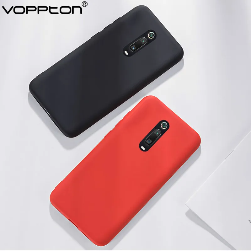 

For MI 9T Pro Redmi k20 Pro Liquid Silicone Phone Case Baby-skin Soft Back Silicon Cover for Redmi K 20 Pro Xiaomi MI 9 T MI9T