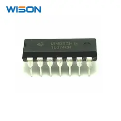 10 шт. TL074CN DIP14 TL074 DIP 074CN DIP новый и оригинальный IC