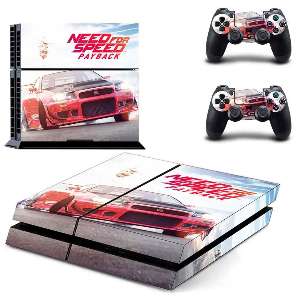 

Need for Speed PS4 Skin Sticker Decal for Sony PlayStation 4 Console and 2 controller skins PS4 Stickers Vinyl Accessory