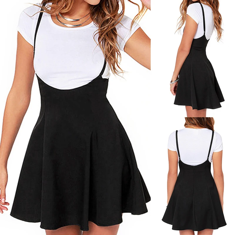 mini skirt overalls