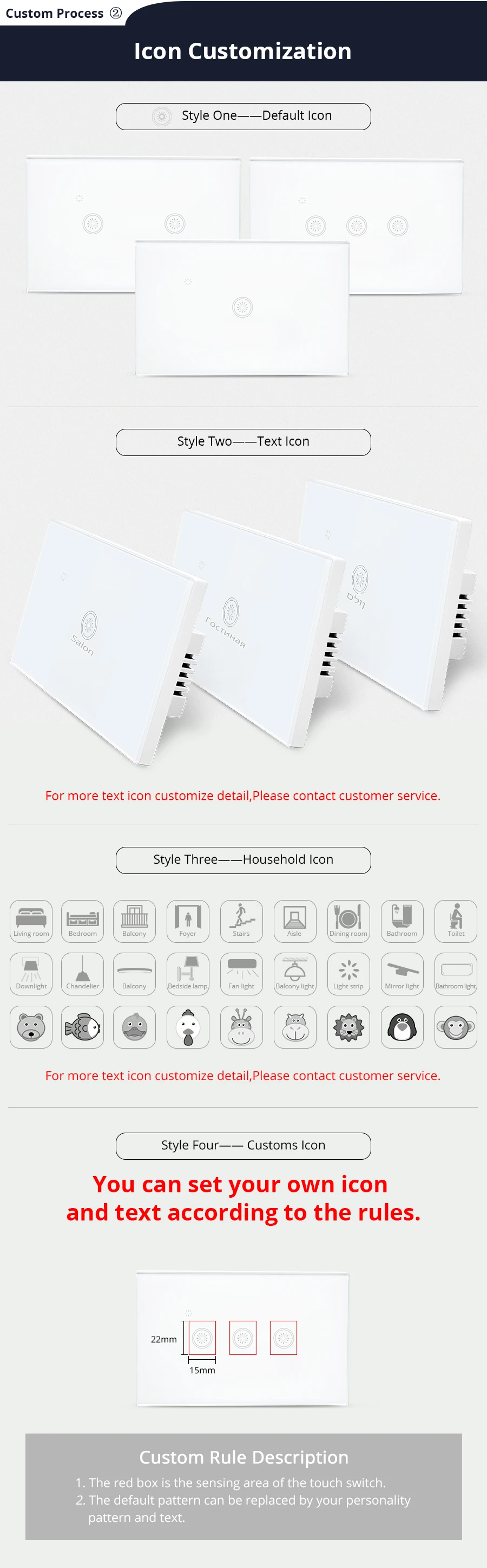 Таможня DIY Настенные переключатели панель Крышка Tuya Smart life Alexa Google Home Голосовое управление настраиваемый умный настенный выключатель света