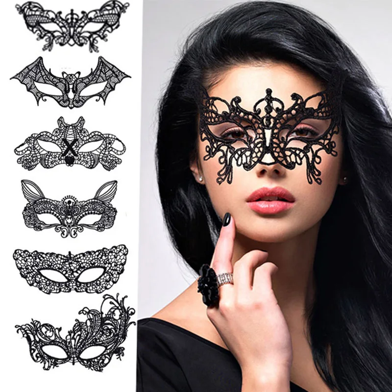 

Fashion Sexy Lace Eye Mask Venetian Women Masquerade Ball Party Fancy Dress Costume Lady Gifts Party Masks Carnival Hollow Fancy