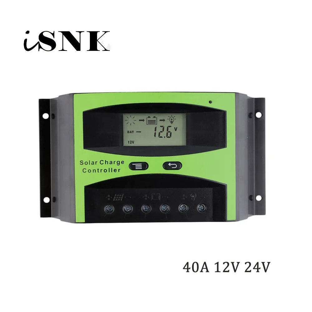 

40A 12V 24V LCD Solar System generator cell Panel Charger Regulator Battery Controller 1KW 2KW 3KW 500W 600W 800W 1000W