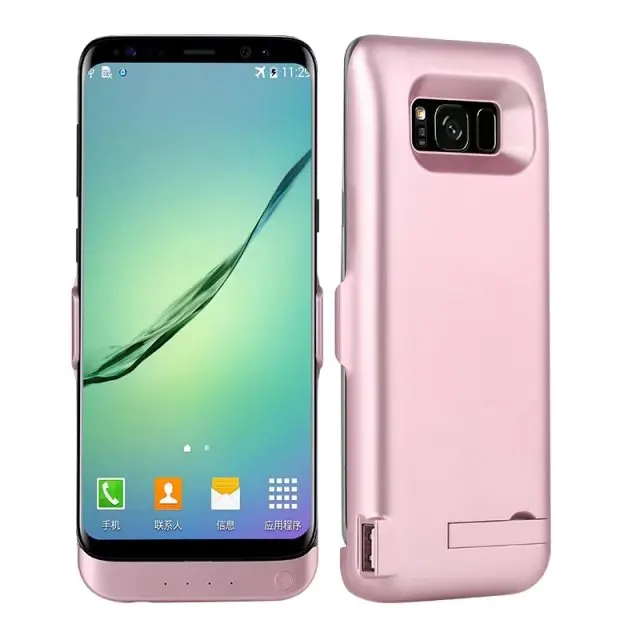 S8 плюс Батарея чехол для Samsung Galaxy случае 6500 мАч внешний Зарядное устройство
