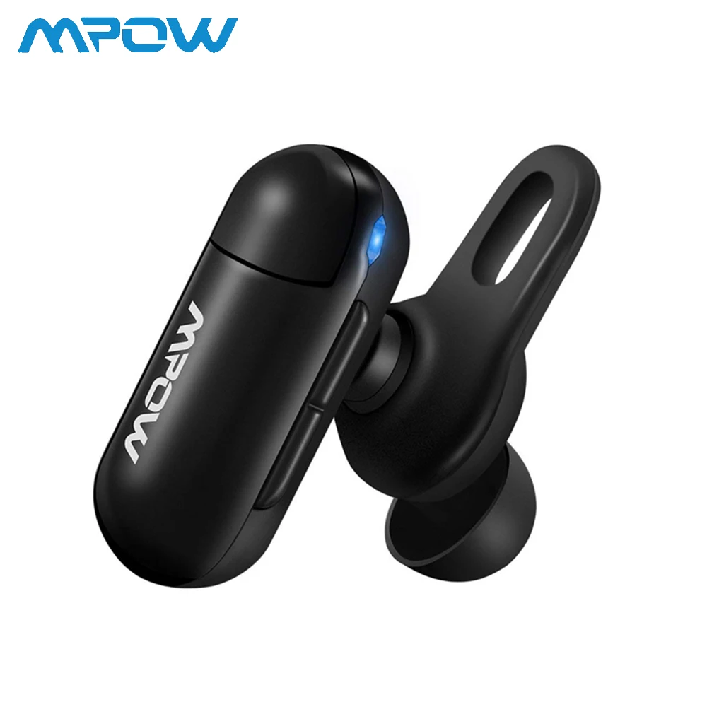 

Invisible Mpow EM11 Bluetooth Earphones V4.1 Wireless Headset with Mic Handsfree Wireless Earphone with CSR Chip 6 Hrs Playtime