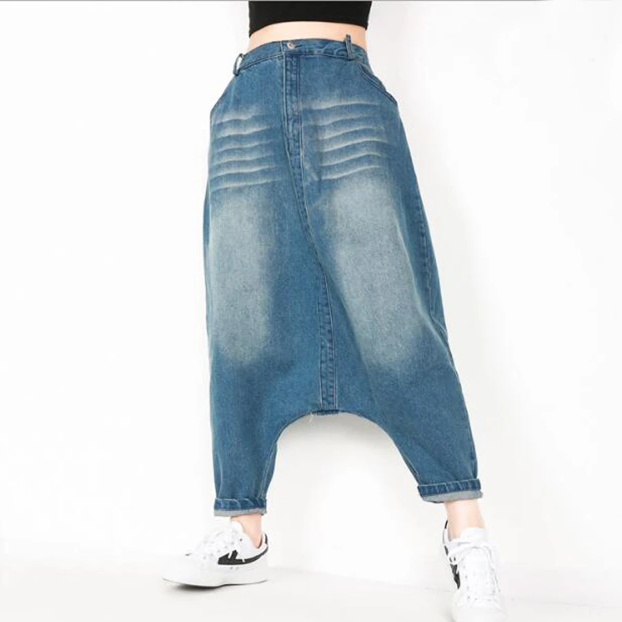 Pantalones holgados de mezclilla Clearance