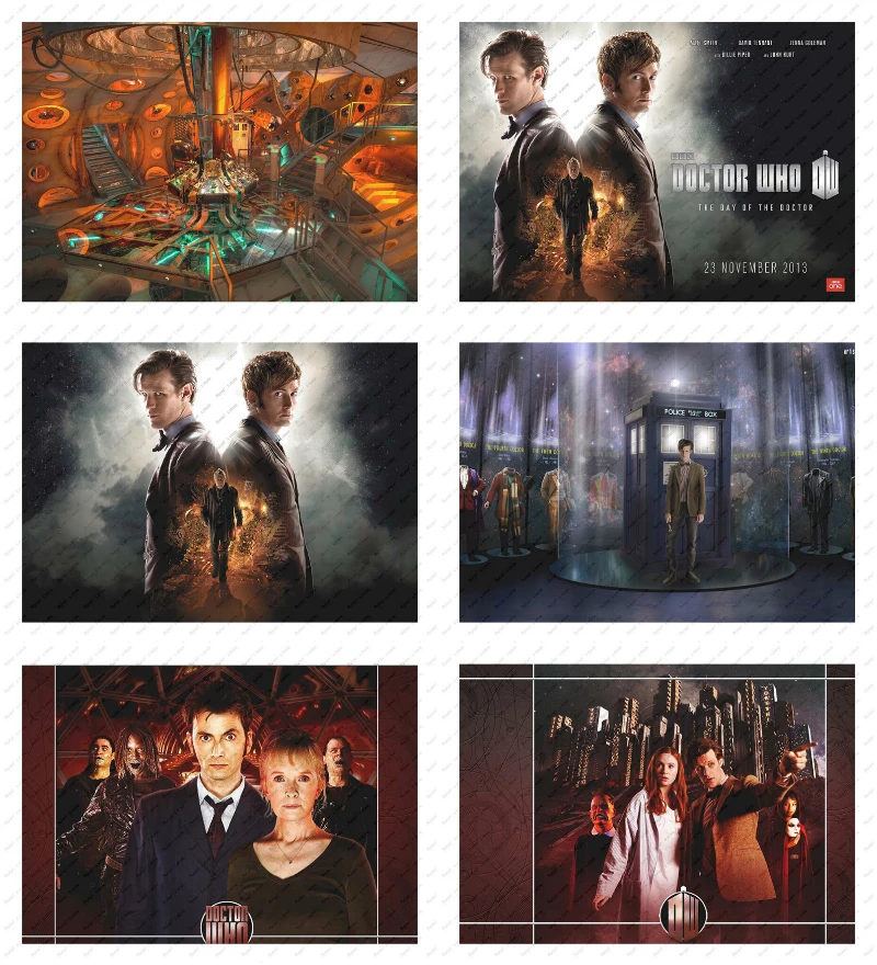 

Doctor Who Time Lord Decorative paintings Wall sticker White Kraft Poster Retro Poster
