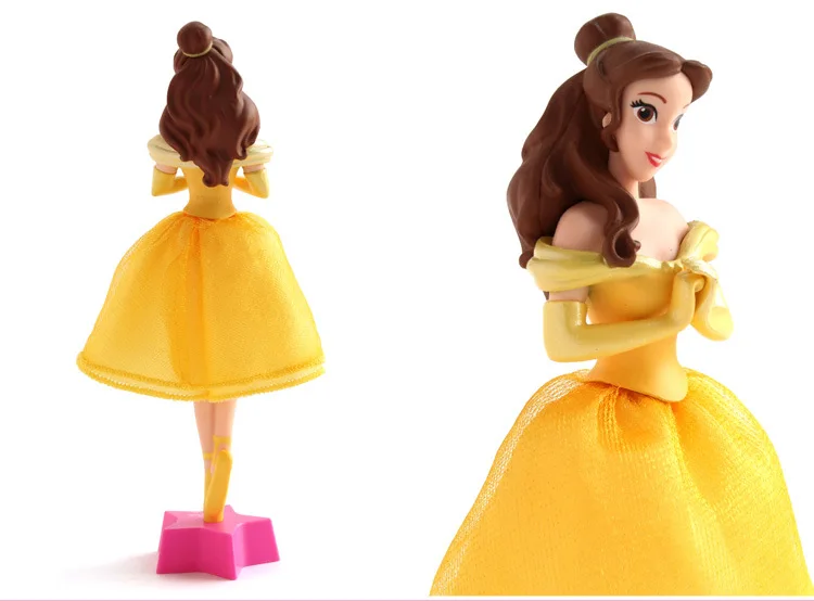 Figura de Ação Brinquedos para Crianças Disney Genuína Princesa Cinderela Neve Branca Bola Caneta Decoração Pvc Coleção Estatueta Presentes 18cm 18 Mamãe e Bebê