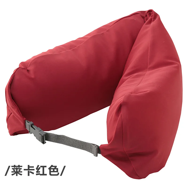 Японский дизайн u-образная дорожная подушка для самолета, надувная подушка для шеи, подушка для путешествий, удобные подушки для сна - Цвет: 12