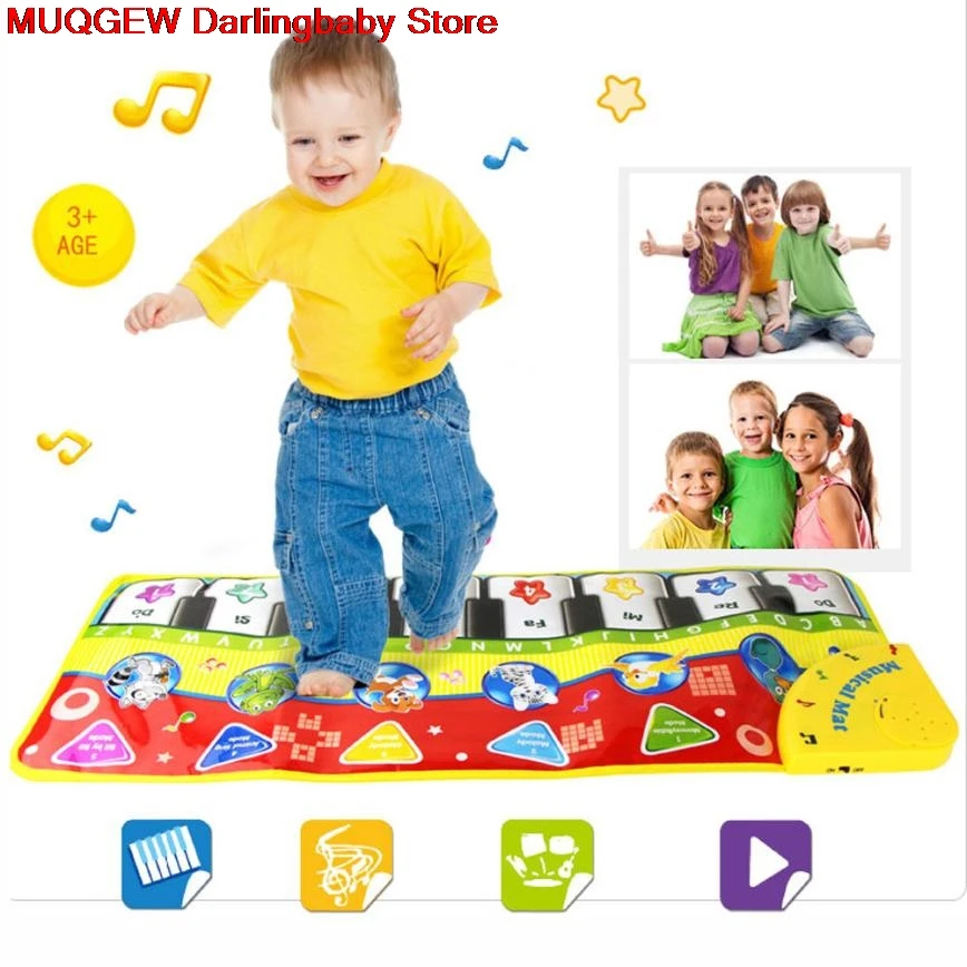 

70*27 CM Play Mat Keyboard Musical Music Singing Gym Carpet Mat Fun Funny Gadgets Novelty Interesting Toys For Children Kid Gift
