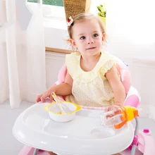 Child baby walker multifunctional dining car belt diy folding