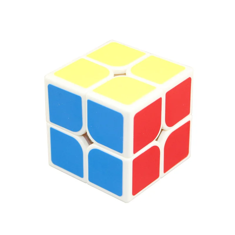 QIYI 2 слоя куб головоломка игрушка магический куб 2x2x2 профессиональный спичечный куб игрушка для детей обучающая Подарочная игрушка Biginner - Цвет: WHITE