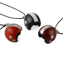 

Car pendant cute helmet rearview mirror pendant car interior decoration accessories jewelry