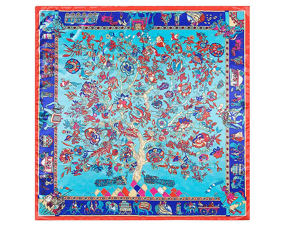 Floral Print Scarf (10)