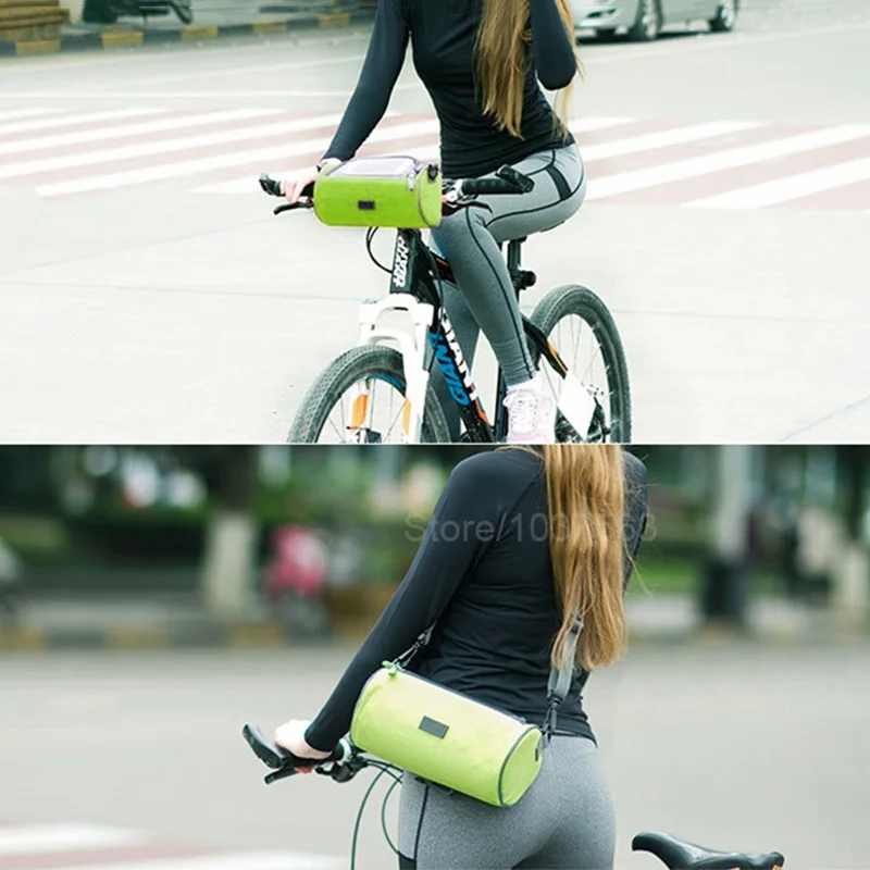 Best Multifunction Touch-Screen Bicycle Handlebar Bag Large Capacity Backpack Road Bike Cycling Accessories MTB Basket Phone Cases 5