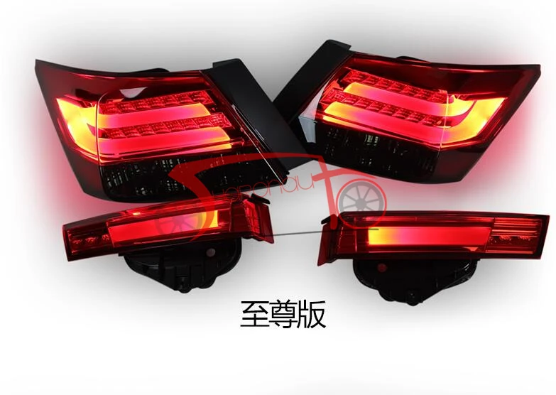 

4pcs/set LED Tail Lights For Accord Sedan 4-Door 2008-2013 Rear light guide section