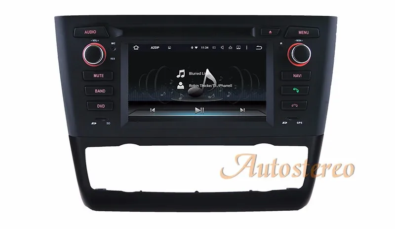 Android 9,0 Автомобильный gps dvd-плеер радио анти-ослепительный ips экран для BMW 1 серии E81 E82 E87 E88 116i 118i 120i 130i 2004-2012