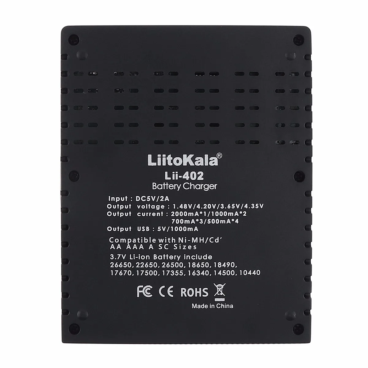 Умное зарядное устройство Liitokala USB светодиодный индикатор для 1 2 В 3 7 в 85 AA AAA SC 18650
