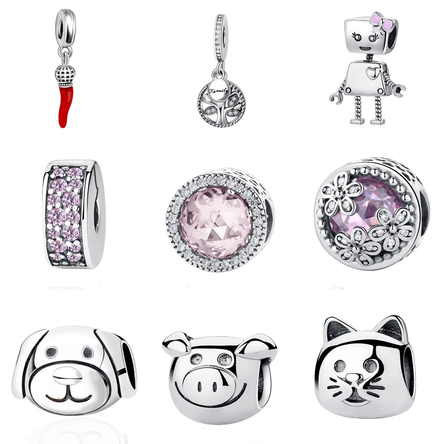 

Free Economic Shipping 925 Sterling Silver Bead Animal Charm Fit Original Pandora Bracelet 2018 Hot Sell DIY Jewelry Charms