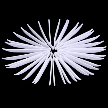 

20Pcs Disposable Plastic Tweezers Medical Small Beads Forceps For Crafts DIY Jewelry Making Random