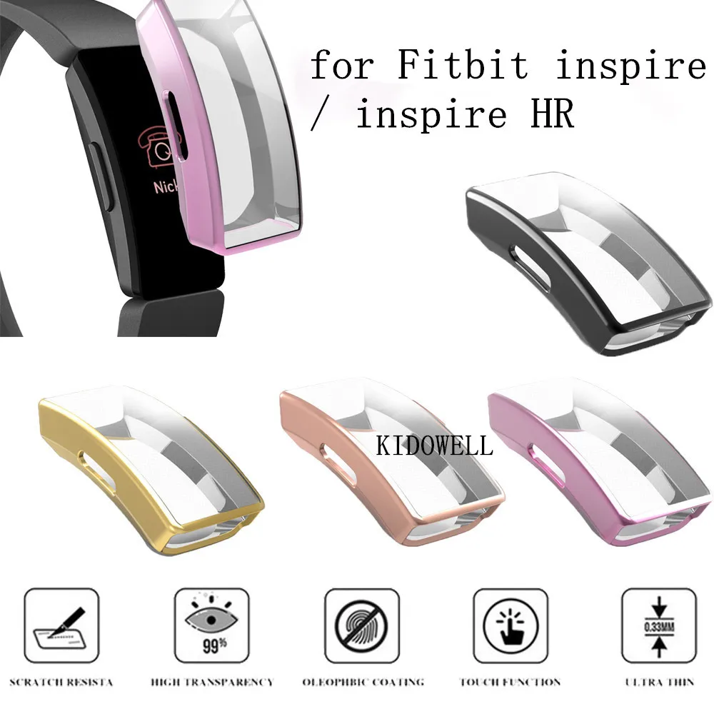 Защитный чехол из ТПУ для смарт-часов Fitbit Inspire 2 сменный защитный HR аксессуары