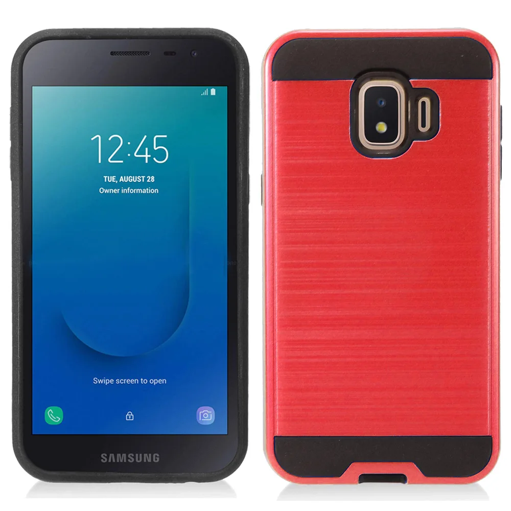 Чехол для Samsung Galaxy J2 Core J260 J260F J 2 J2Core двухслойный Гибридный матовый армированный