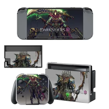 

Darksiders 3 Decal Vinyl Skin Sticker for Nintendo Switch NS Console + Controller + Stand Holder Protective Film