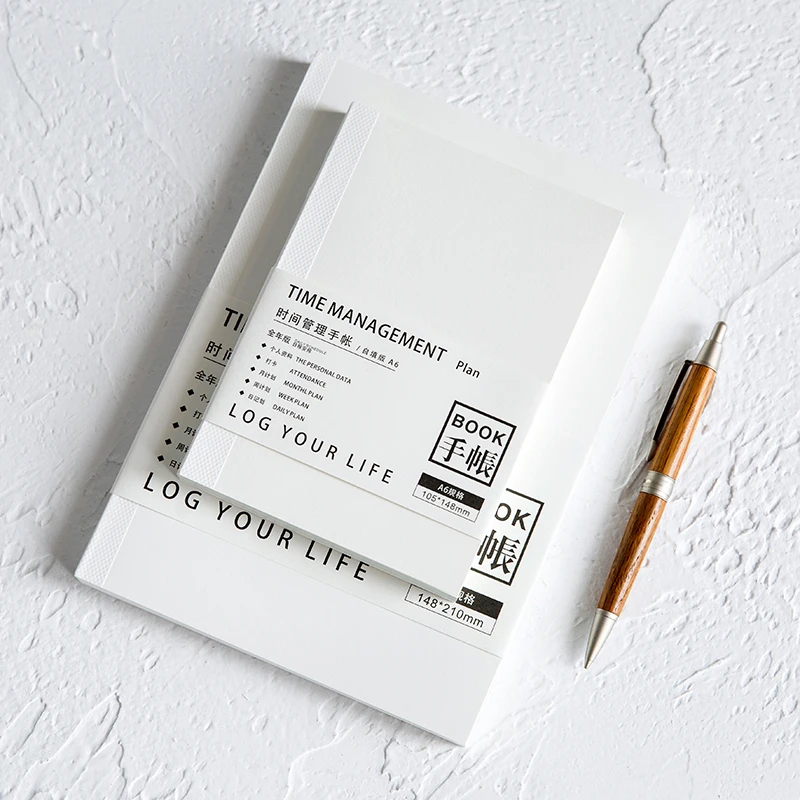Undated Daily Weekly Monthly Refill Agenda For Hobonichi Grid/Lined/Blank/Planner Notebook Bullet Journal 100GSM Paper A5 A6