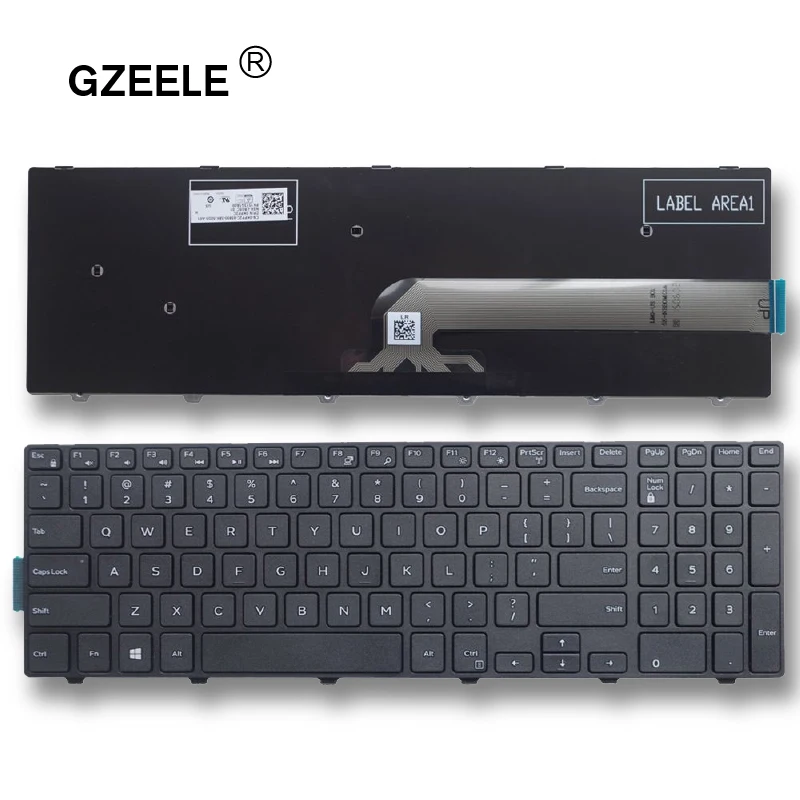 GZEELE новая клавиатура для ноутбука Dell Inspiron 15-3000 15-5000 15-3541 15-3542 3543 5542 3550 5545 5547 15-5547 15-5000 15-5545 свяжитесь с нами