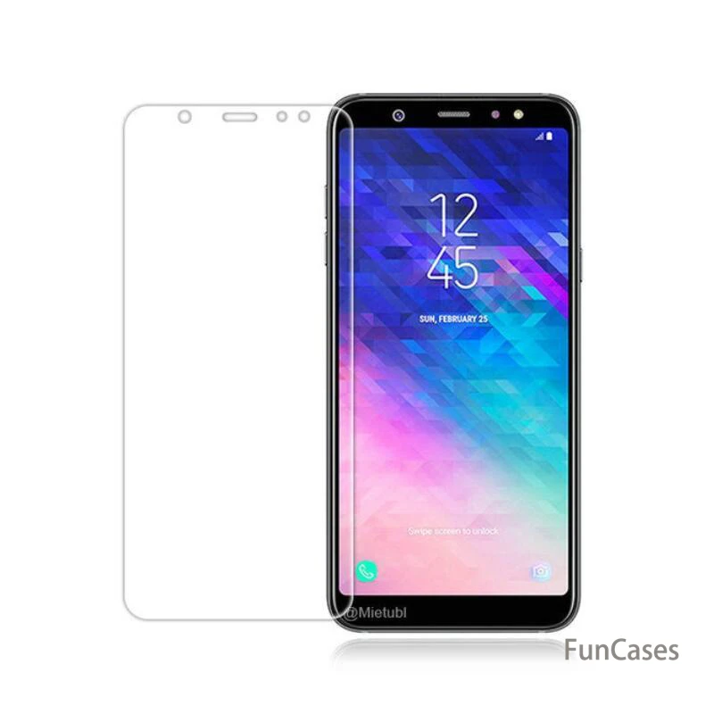 

Tempered Glass for Samsung Galaxy A6 J8 2018 Screen Protector 9H 2.5D Phone Protective Film for Samsung A6 Plus 2018 On Glass
