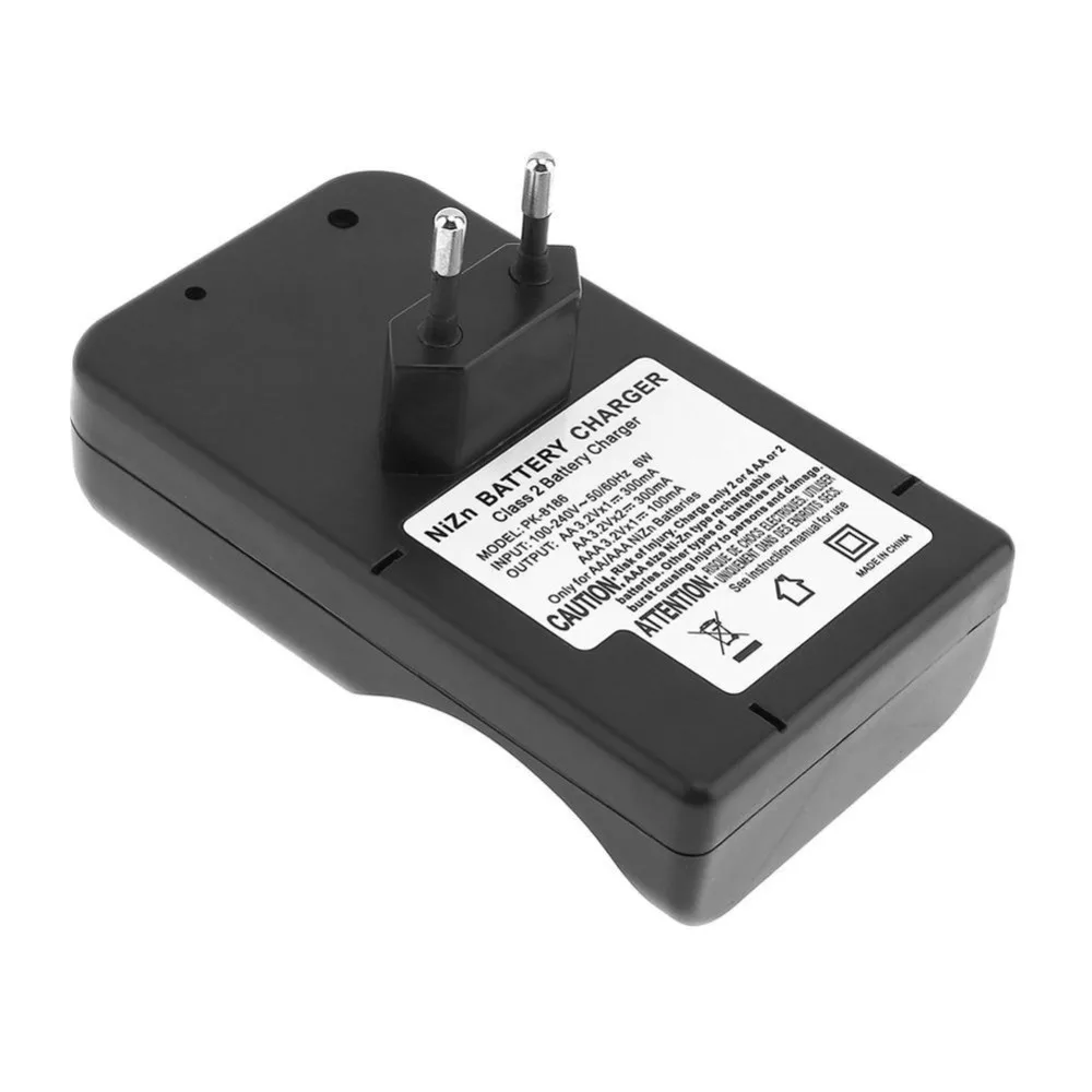 PKCELL 1 шт. зарядное устройство 8186 NIZN нагрузки AA или AAA NIZN дисплей светодиодный nizn батареи ЕС США разъем для 2 до 4 шт