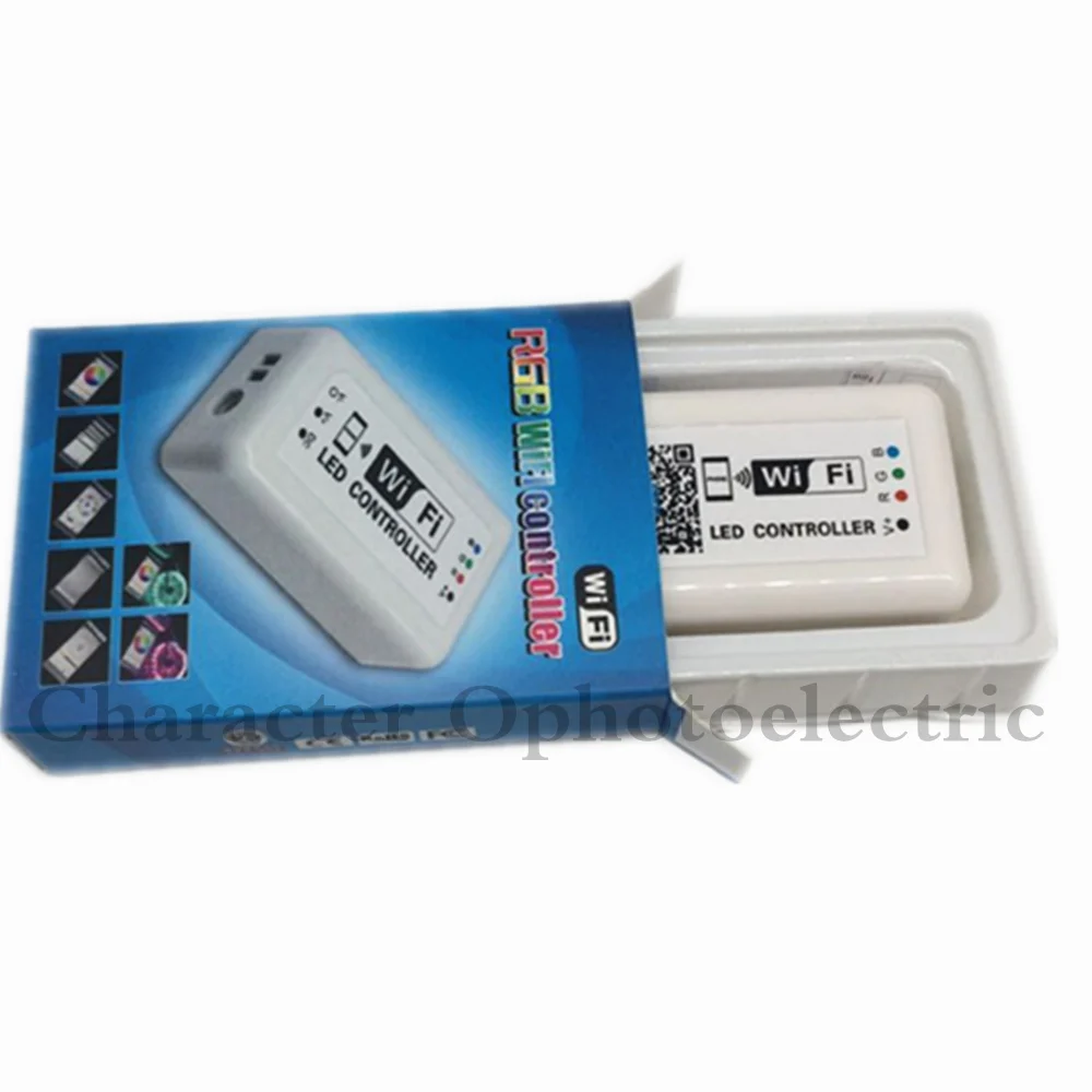 

5pcs WIFI LED RGB Controller DC12-24V for RGB LED Strip Applicable to IOS and Android Mobile