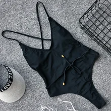 3 вида цветов Для женщин Плавание одежда со стильным поперечным с треугольным вырезом на спине, Одна деталь Плавание костюм женский купальник с открытой спиной купальник-монокини стринги ванный комплект Плавание