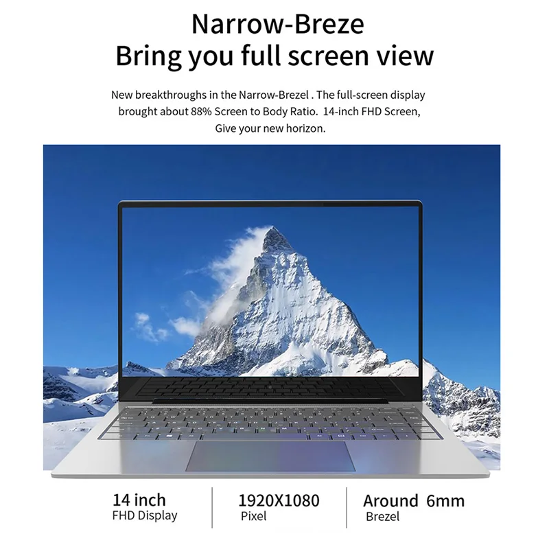 Jumper EZBook X4 Pro ноутбуки 14 дюймов Windows 10 Intel Core I3 5005U HD graphics 5500 двухъядерный 8 Гб 256 ГБ 2