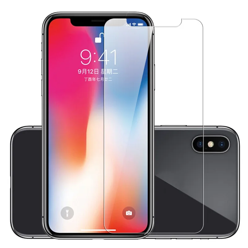 

Protective Tempered Glass for iPhone XS MAX XR Screen Protector Film for iphone 8 Plus Glass for iPhone X 6 7 8 Plus Glass Film