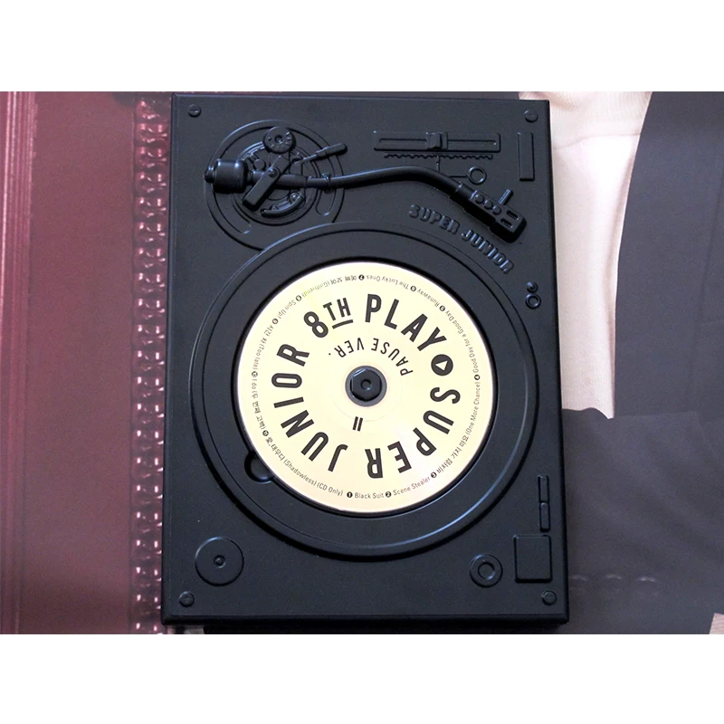 Подписанный S.J Super Junior autographed 8th следующий альбом play PAUSE CD + photobook подписанный плакат