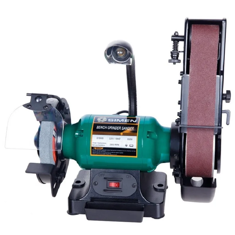 Новый 220V 750W 8 дюймовый настольный шлифовальный станок для шлифовальных дисков |