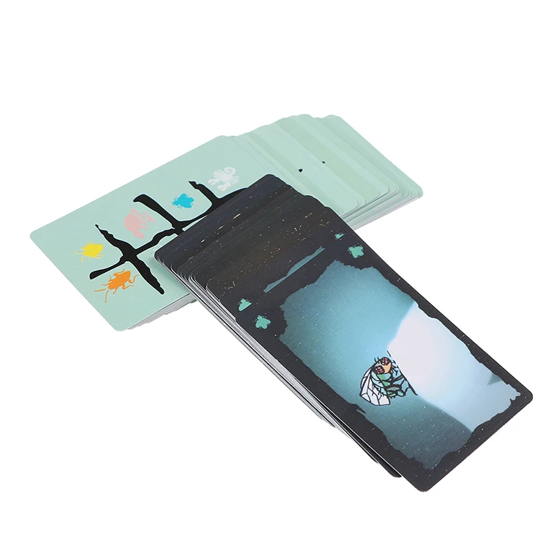 

11.5*11.5cm Family Party Cockroach Indoor Game Funny Cards Game Kakerlaken Salat/Poker/Royal/Suppe/Mogel Motte Board Game