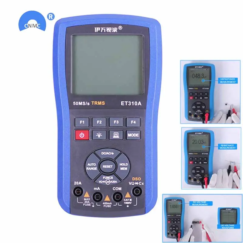 

ET310A 2 in 1 Oscilloscope Multimeters 80MS/s DSO DMM Digital