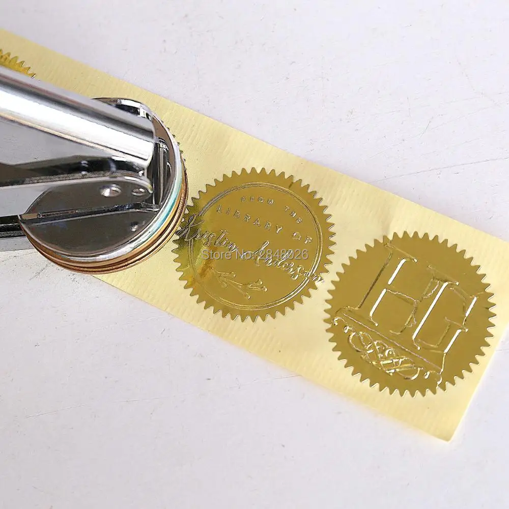 Design Your Own Embosser Stamp / Custom Embosser Seal for Personalized /  Wedding Seal - AliExpress