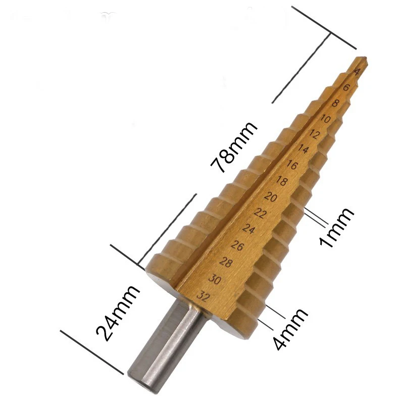 3 PCS4-12/20/32 mmHSS broca sulco linha de рошка de aço broca métrica espiral ranhura домино Ново cortador de домино