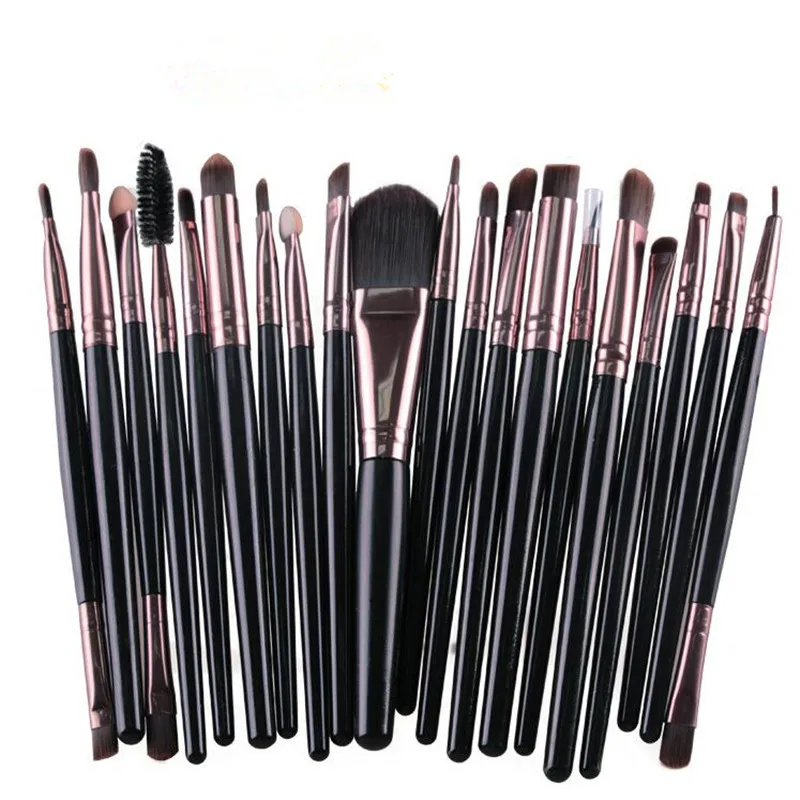 

20 Pcs/Set Makeup Brushes Kit Powder Foundation Blush Blending Eye shadow Lip Cosmetic Beauty Make Up Brush Set Dropshipping